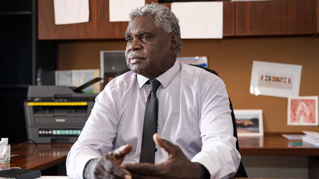 Independent Member for Mulka Yingiya Guyula said Rio workers had often been adopted into extended Yolngu families. Picture: Pema Tamang Pakhrin