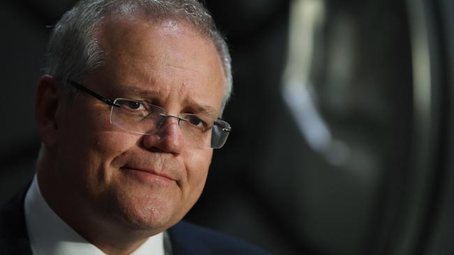 Prime Minister Scott Morrison in Sydney on Monday. Picture: AAP