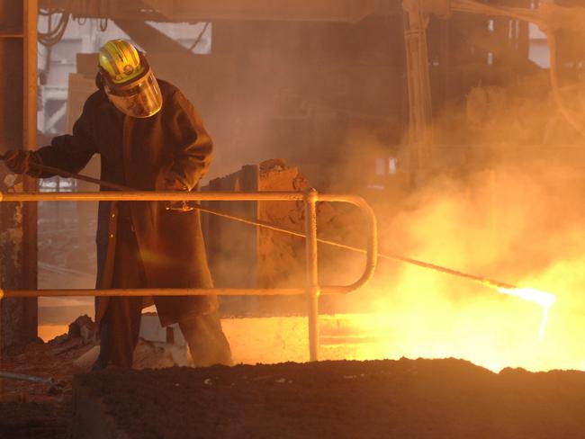 *ADVERTISER ONLY* Blast furnace cast house floor. Steelmaking has resumed at the Whyalla Steelworks after an expert and exceptional, GFG Alliance team was able to restart the blast furnace., The blast furnace restart operation began after an unexpected delay following a planned, routine maintenance shut down in March., A series of recent breakthroughs allowed workers in power and services, maintenance,, and steelmaking divisions to return to their regular shift rosters earlier this week. Picture: Supplied