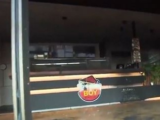 Fire damage at Good Boy Banh Mi on O’Sullivan Beach Rd at Lonsdale. Picture: 7NEWS