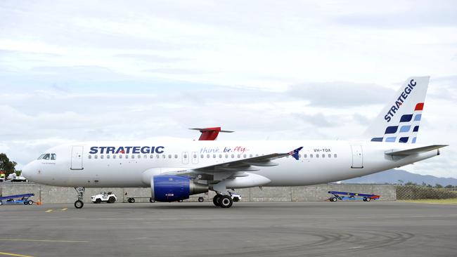 Strategic Airlines at the Gladstone Airport. Photo Brenda Strong/The Observer