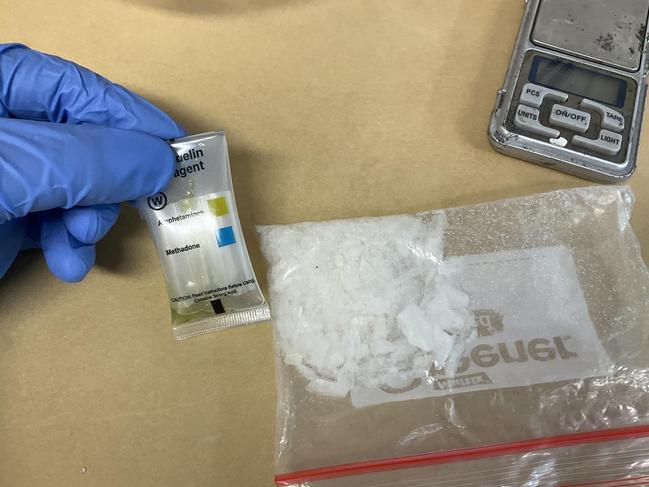 Two men have been charged with 11 drug-related offences following investigative search warrants conducted across Zilzie on February 6. Supplied: Queensland Police Service