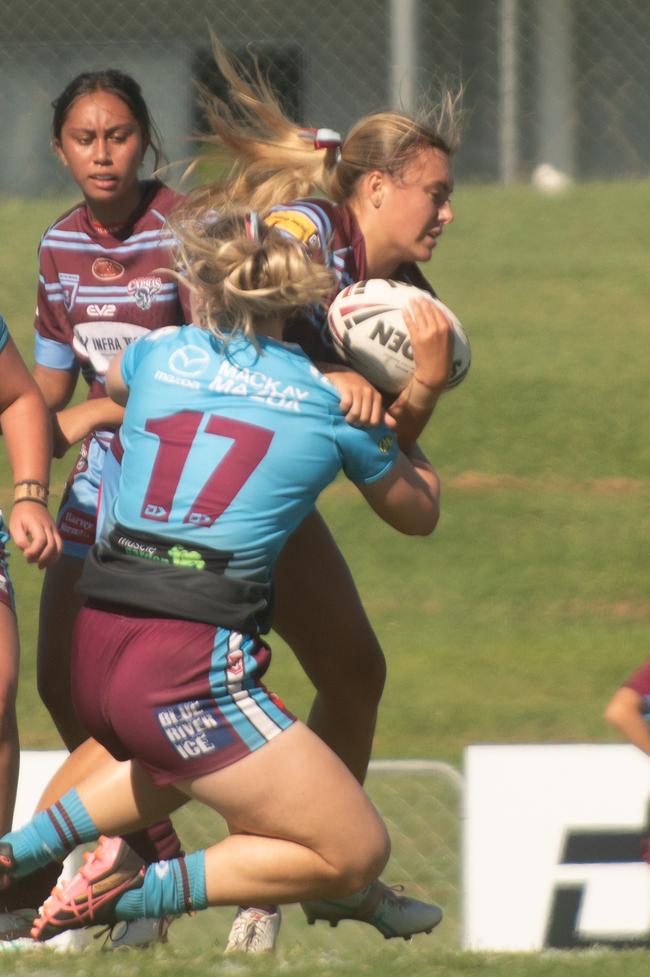 Mackay Cutters vs Central Queensland Capras Harvey Norman U19's Saturday 8 March 2025 Picture:Michaela Harlow