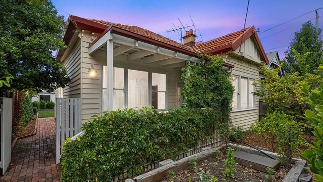 The three-bedroom home at 372 Pakington St, Newtown, is listed for sale with $1m to $1.1m price hopes.