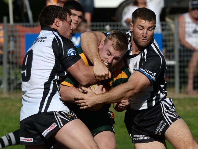 (L-R) Anthony Provost and Kiel Shephard combine forces for a good cause. Picture: Ian Svegovic