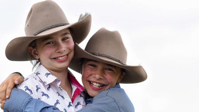 Kids love getting among the action. Picture: Paul McIver