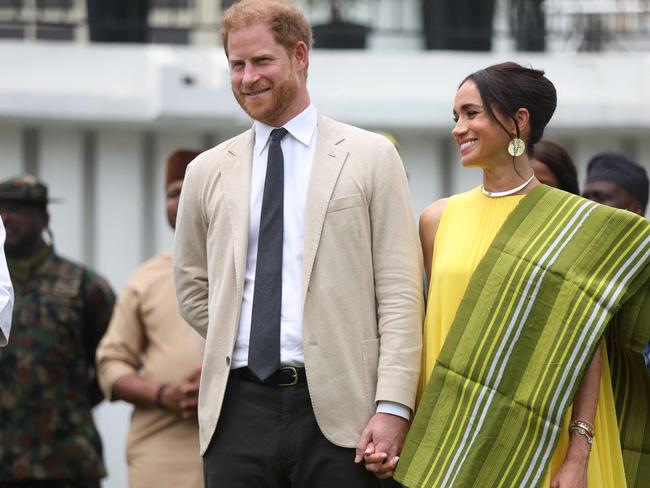 Prince Harry began a new life in the US with American wife Meghan Markle in 2020 Picture: AFP