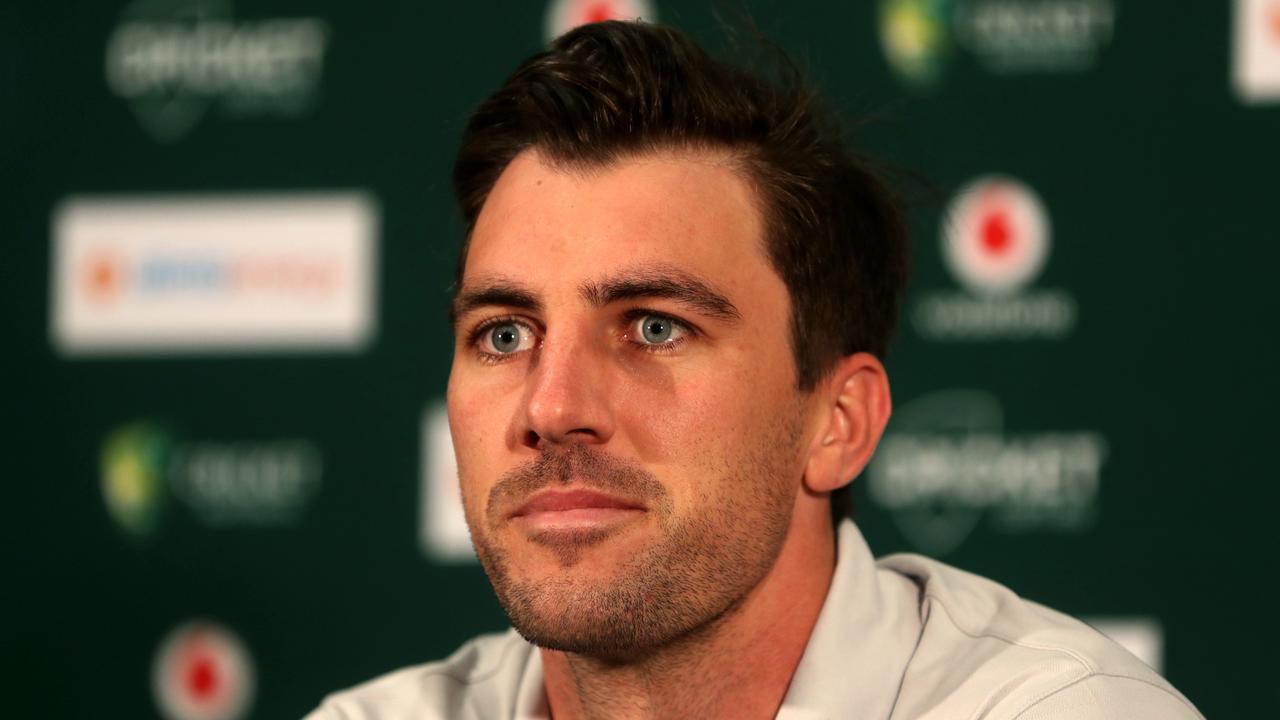 Pat Cummins is in doubt for the second Test. Picture: Sarah Reed/Getty Images