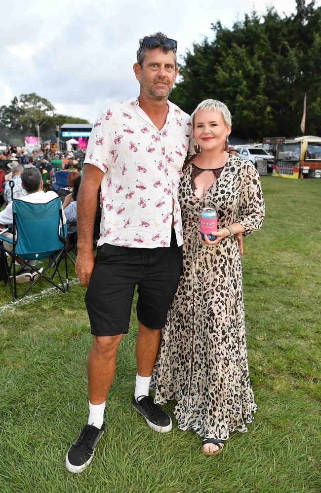 Taylor and Lisa Griffin at Sounds of Rock 2024 in Hervey Bay. Picture: Patrick Woods.