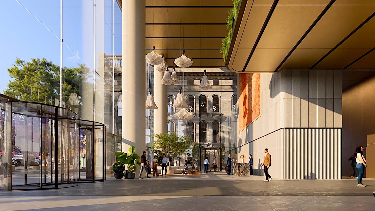 Interior designs for Walker Corporation’s new second tower at the Festival Plaza. Picture: Walker Corporation