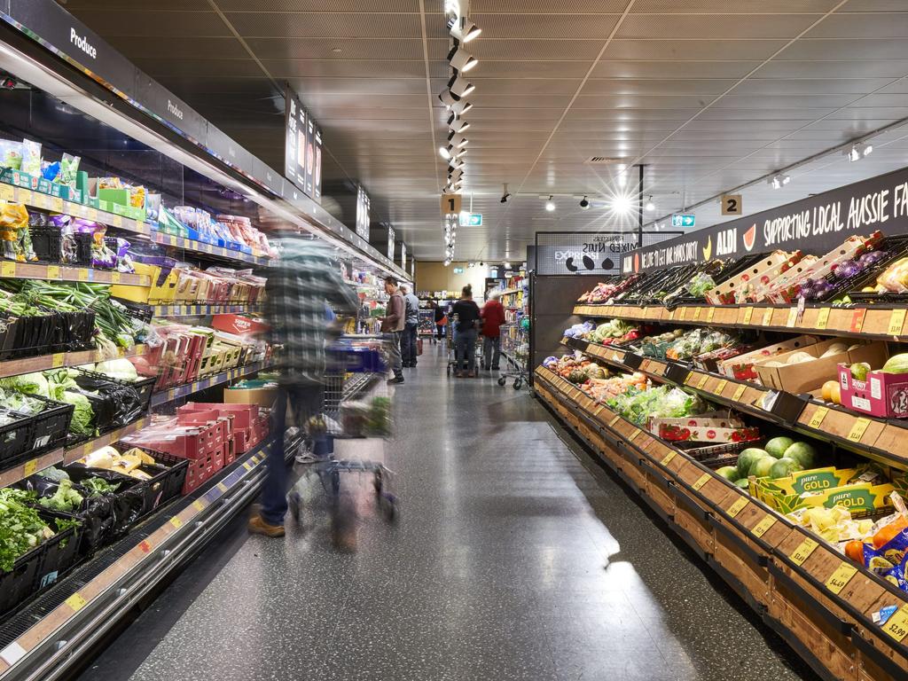 Putting fresh food products at the start of the store as they are always bright, look and smell good