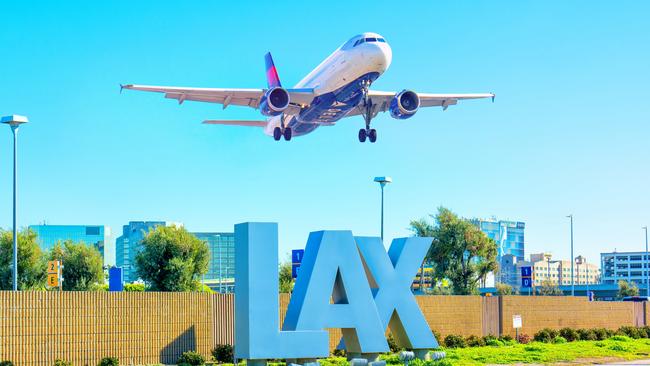 Los Angeles, California - February 1, 2023: Delta Airlines plane takes off over the iconic LAX sign at Los Angeles International AirportEscape 20 October 2024NewsPhoto - iStock