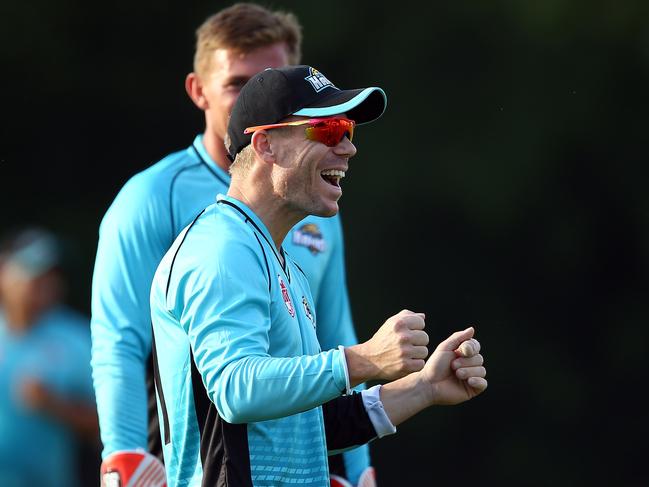 David Warner played for Winnipeg Hawks in the Canadian Global T20 league when in 2018. Picture: Vaughn Ridley/Getty Images/AFP