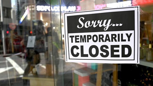 SYDNEY, AUSTRALIA - NewsWire Photos, JULY 8, 2021. General scenes in Sydney's CBD during the '’Stay At Home'“ orders in NSW. Picture: NCA NewsWire / Jeremy Piper