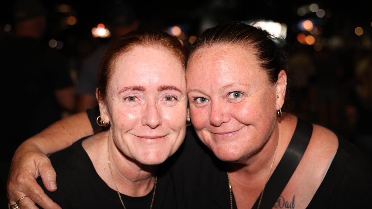 Karen Jeanes and Leigh Henderson at the Lookout Festival 2024 at Broadwater Parklands for Gold Coast at Large. Picture: Portia Large