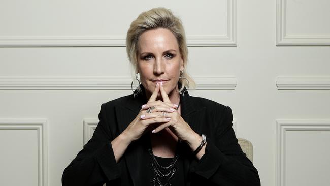 Environmental activist Erin Brockovich travels the world lending her public profile and expertise to class action chemical contamination cases around the world. She’s in Australia to speak about the situation in Oakey, Queensland. Picture: Mark Calleja