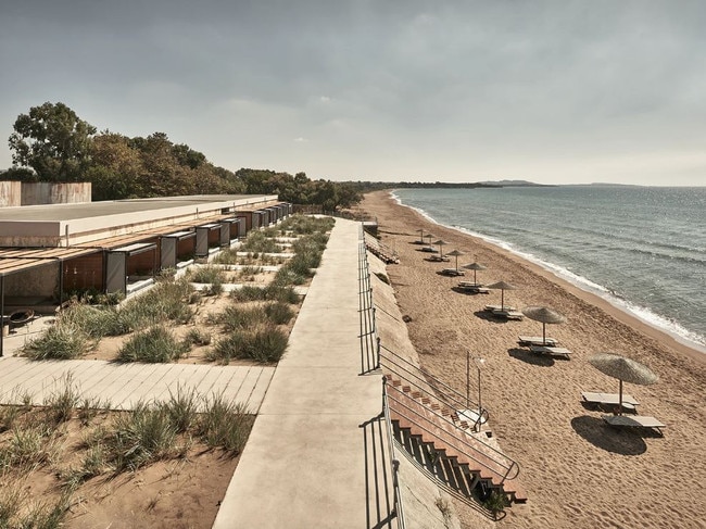 3. DEXAMENES SEASIDE HOTEL KOUROUTA, GREECE An abandoned post-war winery has been transformed into a barefoot luxury resort on one of the most unspoilt stretches of coastline in the western Peloponnese.