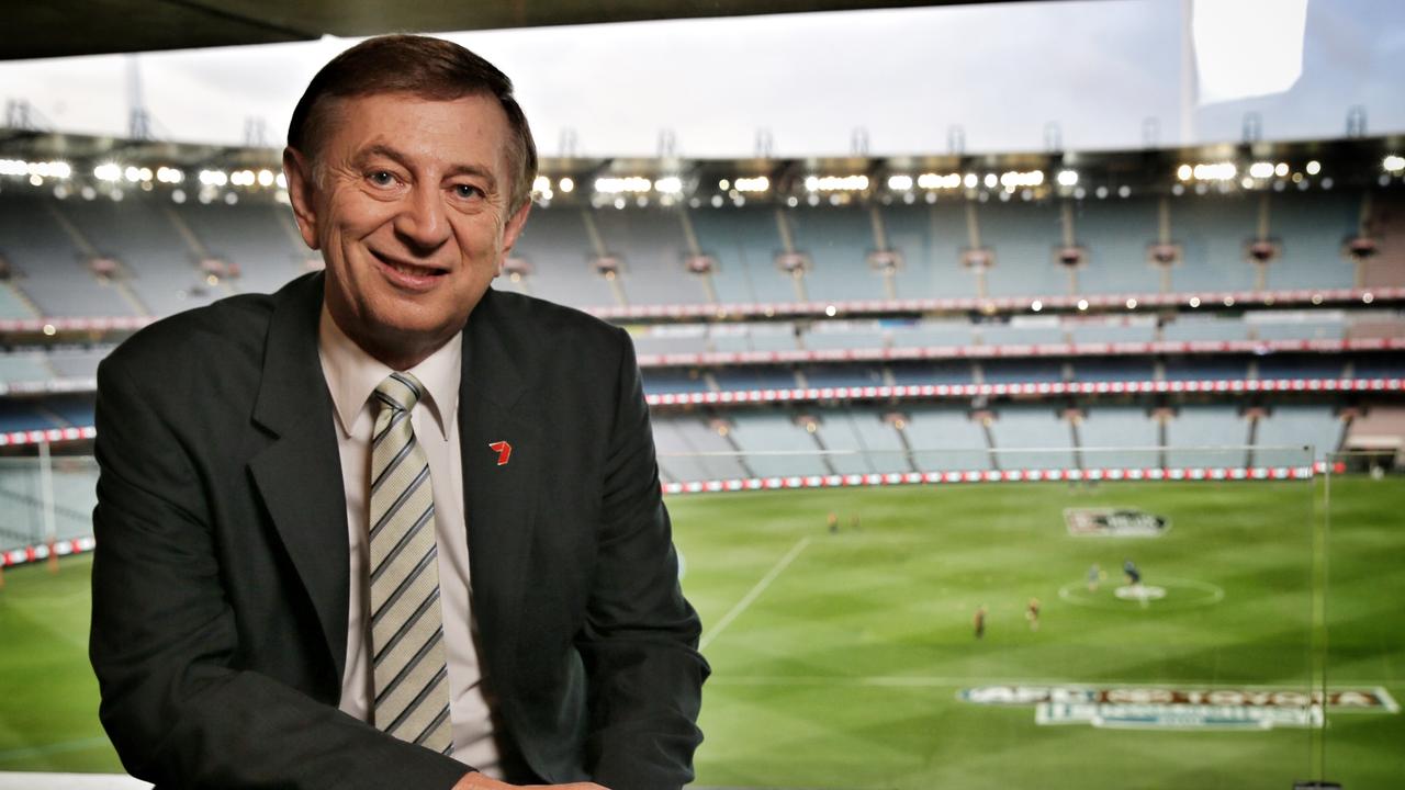 Dennis Cometti was inducted into the Football Hall of Fame.