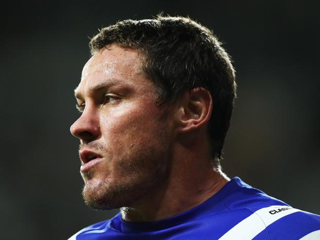 SYDNEY, AUSTRALIA - APRIL 10: Josh Jackson of the Bulldogs warms up during the round five NRL match between the Canterbury Bulldogs and the Penrith Panthers at CommBank Stadium, on April 10, 2022, in Sydney, Australia. (Photo by Mark Metcalfe/Getty Images)