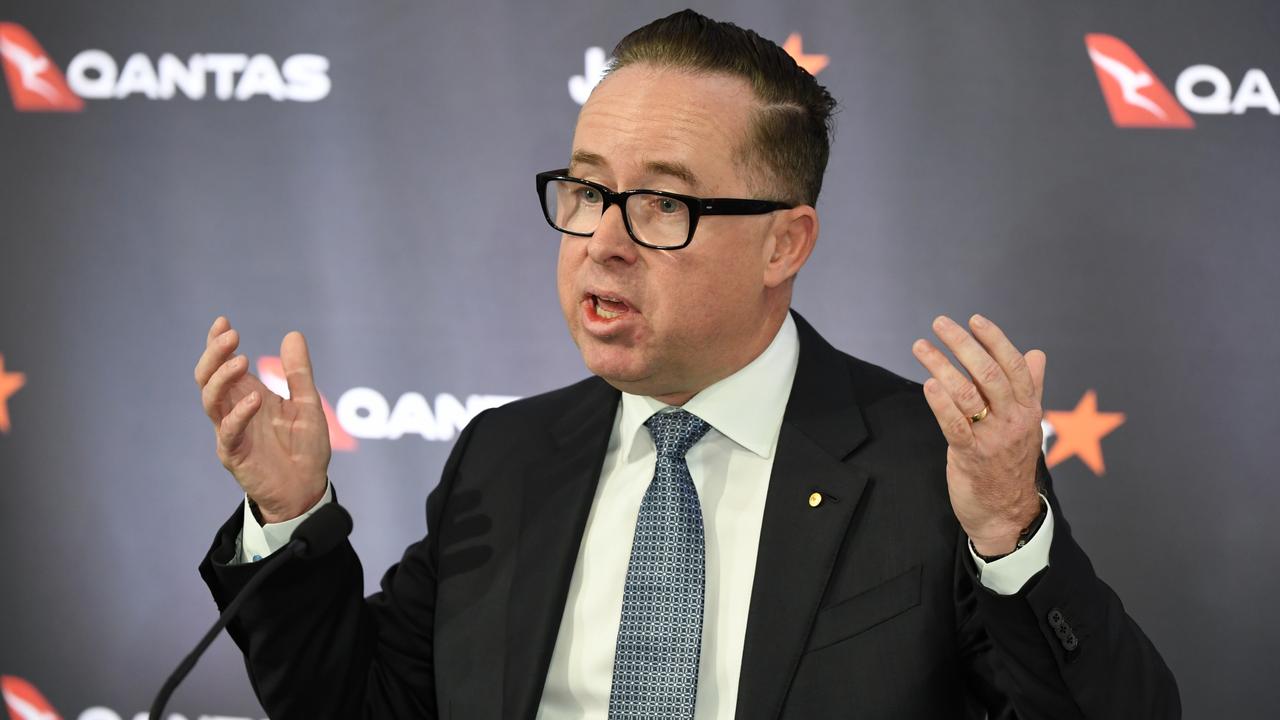 Alan Joyce himself has described the lounge as ‘probably the most exclusive club in the country’. Picture: News Corp.