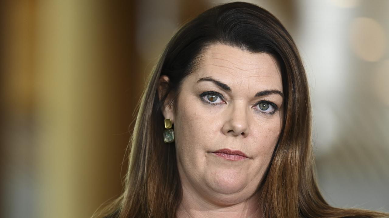 Greens Senator Sarah Hanson-Young has announced the Greens will introduce their own bill on gambling ads. Picture: NewsWire / Martin Ollman