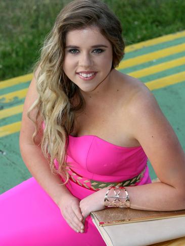 Chelsea Rogers at the St Mary's School formal at Tattersalls Park on Friday 28 November 2014