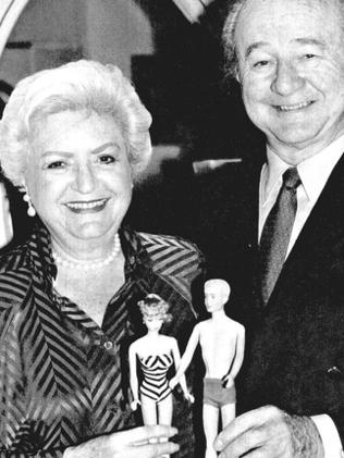 [1987 photo of Ruth and Elliot Handler, "mom" and "dad" of Barbie and Ken dolls. For obit of Elliot Handler.] *** []
