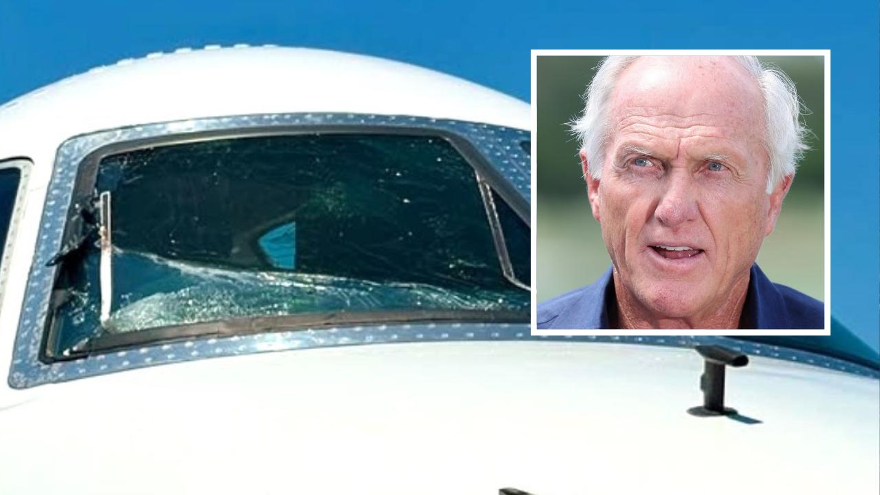 Greg Norman in terrifying mid-air incident