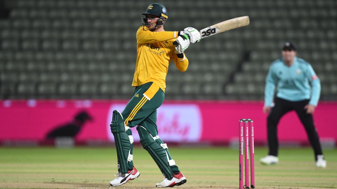 After recoving from COVID-19, Alex Hales struggled for consistent runs in the recent Vitality Blast in England. Picture: Nathan Stirk/Getty Images