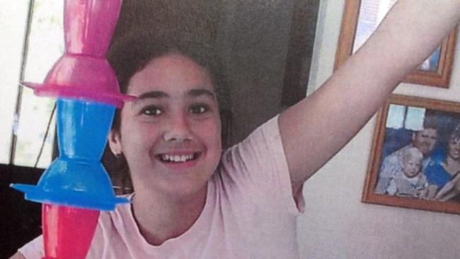 A supplied image obtained Sat. Nov. 7, 2015 shows Tiahleigh Palmer, 12, who was last seen outside Marsden State High School, Brisbane on the morning of October 30. (AAP Image/QLD Police)