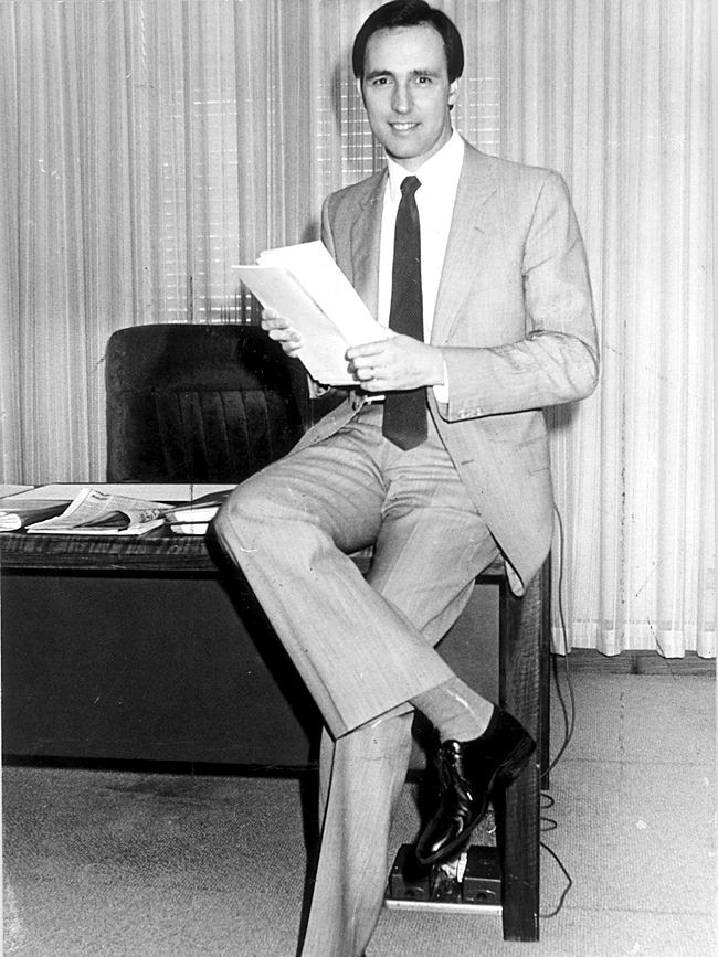 Treasurer Paul Keating with the budget in 1983. Keating made a political virtue out of fiscal responsibility. A budget surplus was the Holy Grail. Picture: News Corp