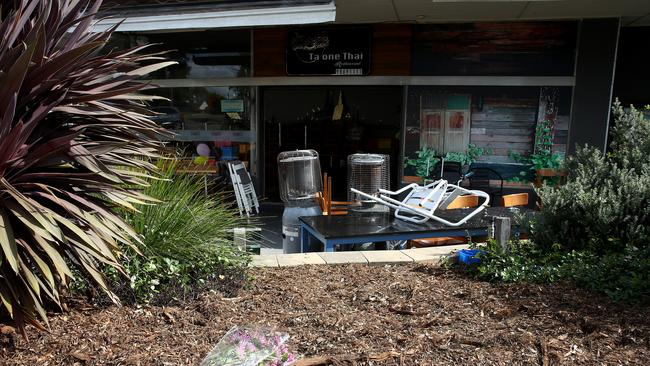 Just after 10am, Keith Lockrey, 89, had been driving a silver Holden Commodore. Picture: Toby Zerna