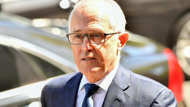 Former prime minister Malcolm Turnbull labelled Scott Morrison a “wedge-hunter” on the ABC. Picture: AAP Image/POOL/Mick Tsikasvia NCA NewsWire