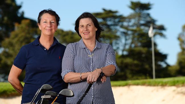 Author Rosalie Ham (left) and producer Sue Maslin paired up to make a movie of The Dressmaker. Picture: Josie Hayden