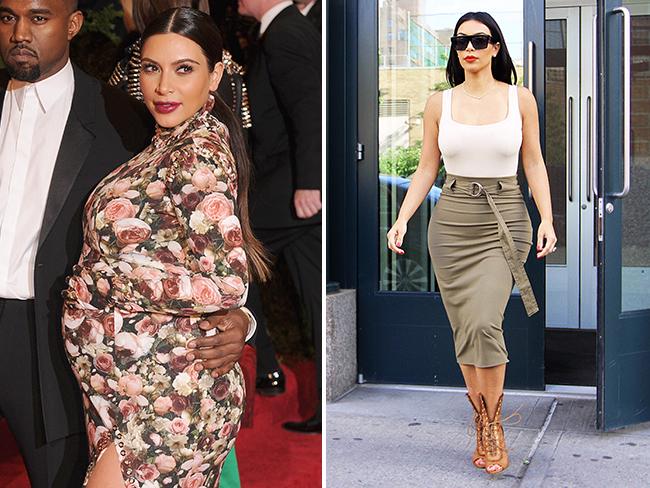 There’s nothing like a high-profile wedding to inspire you to get into shape! Kim Kardashian looks better than ever these days, just one year on from giving birth to baby North. Kardashian steps out of her apartment shared with Kanye West in SoHo, New York City. Picture: Getty