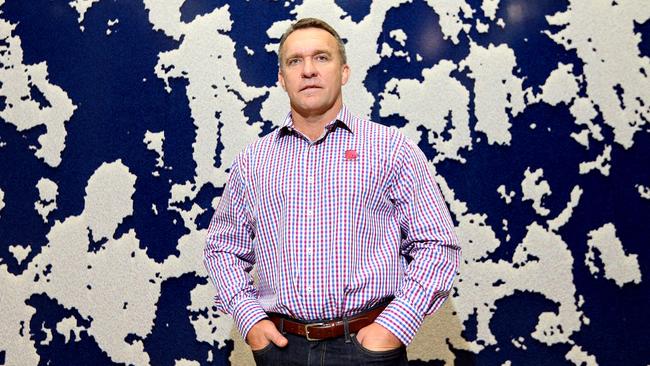 Photo at cbus Stadium of Broncos boss Paul White ahead of his appearance on ABC's Australian Story on Monday night. Photo: Richard Gosling