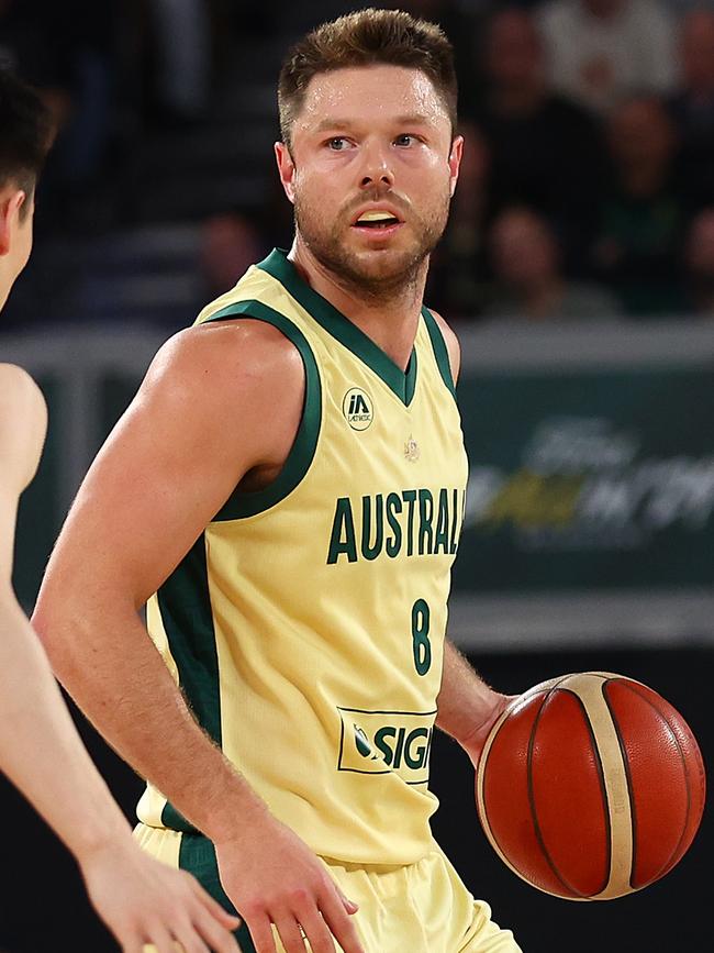 Matthew Dellavedova played himself back into Boomers’ consideration. Picture: Getty Images