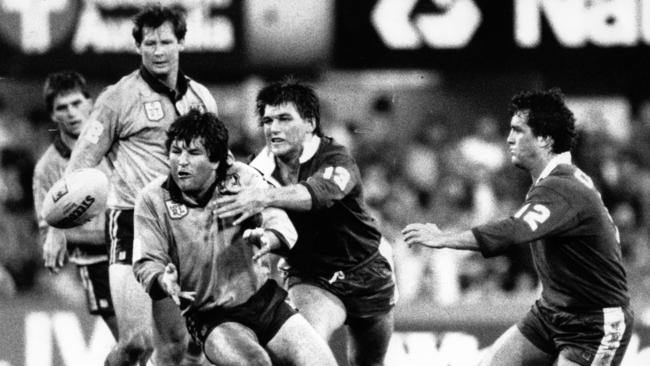 Royce Simmons once got knocked out three times in one Origin game.