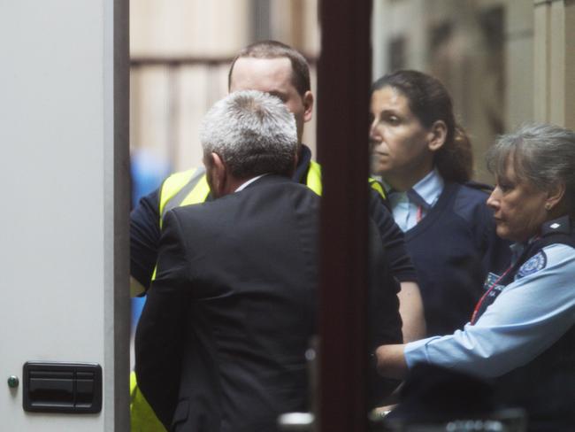 Borce Ristevski leaves the Supreme Court after pleading guilty. Picture: AAP/Daniel Pockett