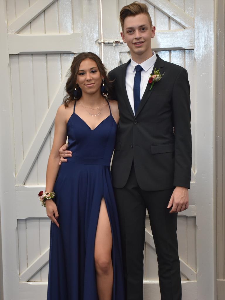 Gabrielle Williment and Ryan Pike at the Assumption College formal.