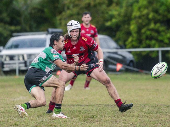 Griffith Uni Colleges Knights and Palm Beach Currumbin Alleygators at Heeb Street, Ashmore. Picture; Glenn Campbell
