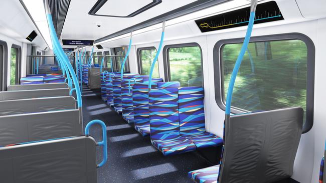 The High Capacity Metro train can fit 20 per cent more people.
