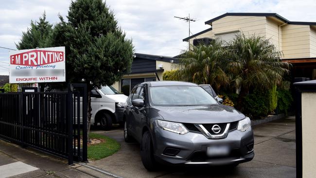 F &amp; M Printing in Keilor East. Picture: Nicole Garmston