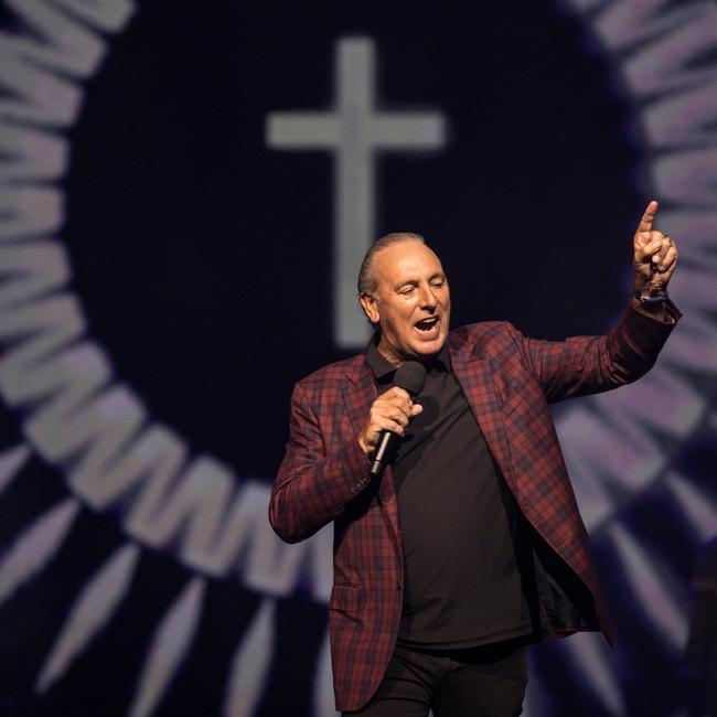 Brian Houston preaching in London.