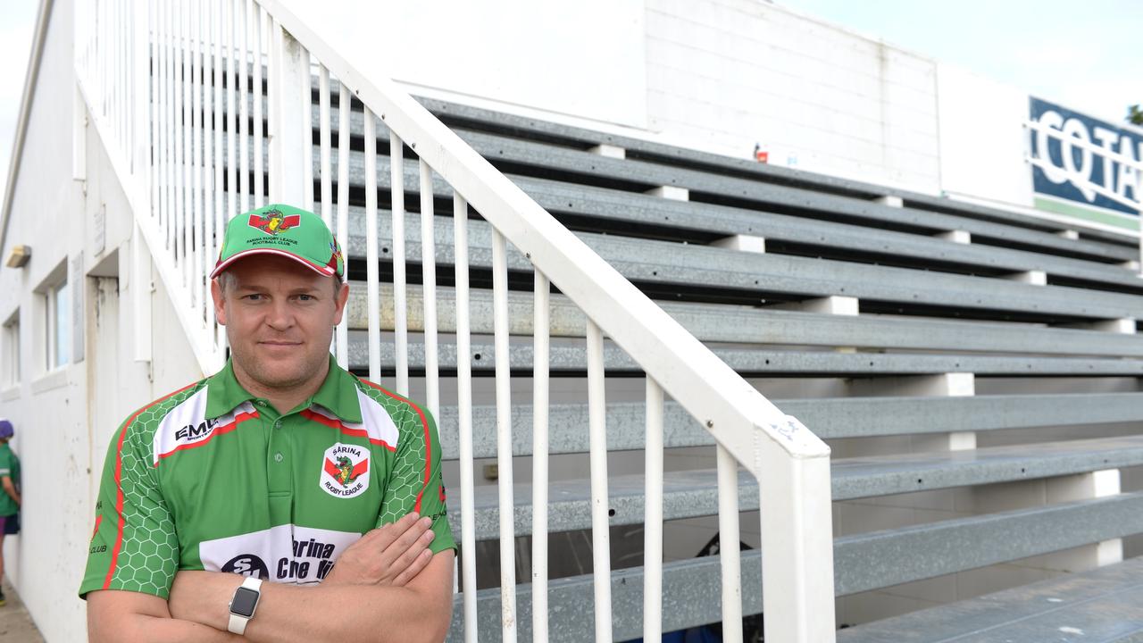 Alan Kilshaw during his time as Sarina Rugby League coach in 2015. Photo: Lee Constable