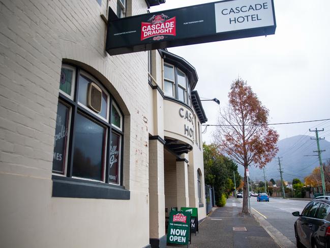 The exterior of the popular Cascade Hotel in South Hobart. Picture: Linda Higginson