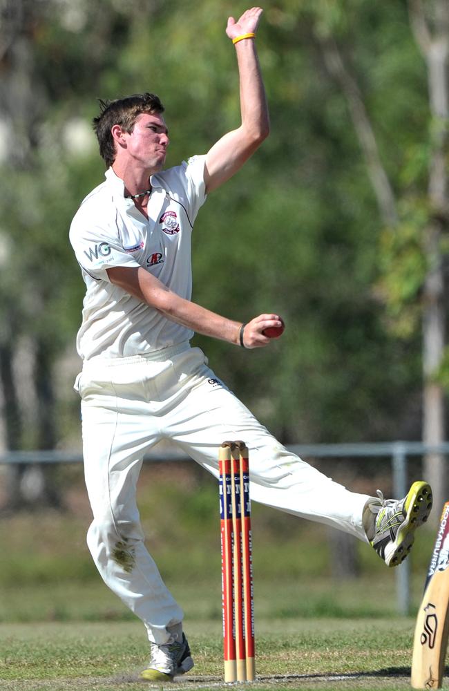 Cricket. Palmerston v Pints at Woodroffe oval. Palmerston's Tim Feehan