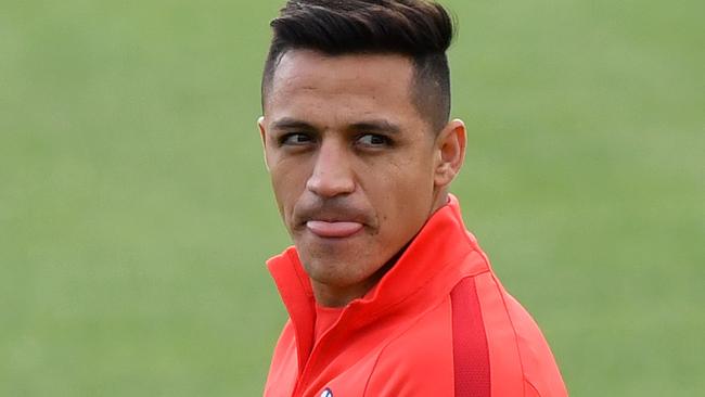 Chile's forward Alexis Sanchez/
