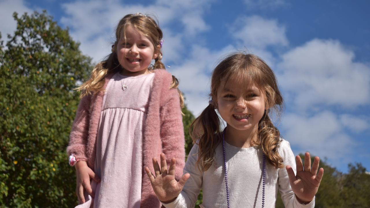 Zayla Wallace and Elle Morton at Cotton Tree. Picture: Kristen Camp