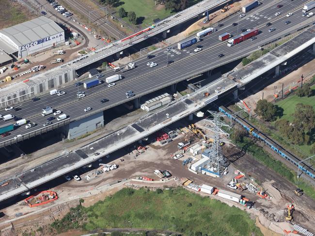 The Westgate tunnel project is battling soaring costs likely to add hundreds of millions of dollars to the back-end of the build. Picture: David Caird